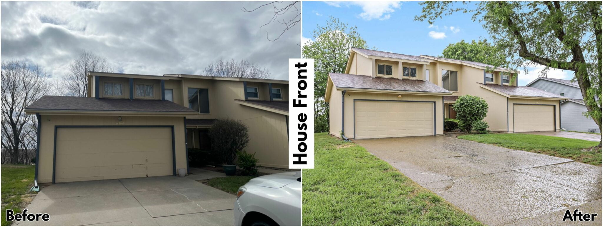 Home Front Before After